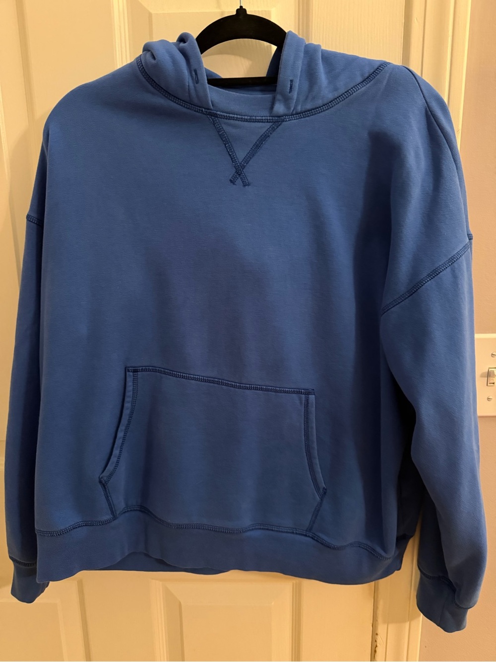 American Eagle Outfitters Blue Hooded Sweatshirt